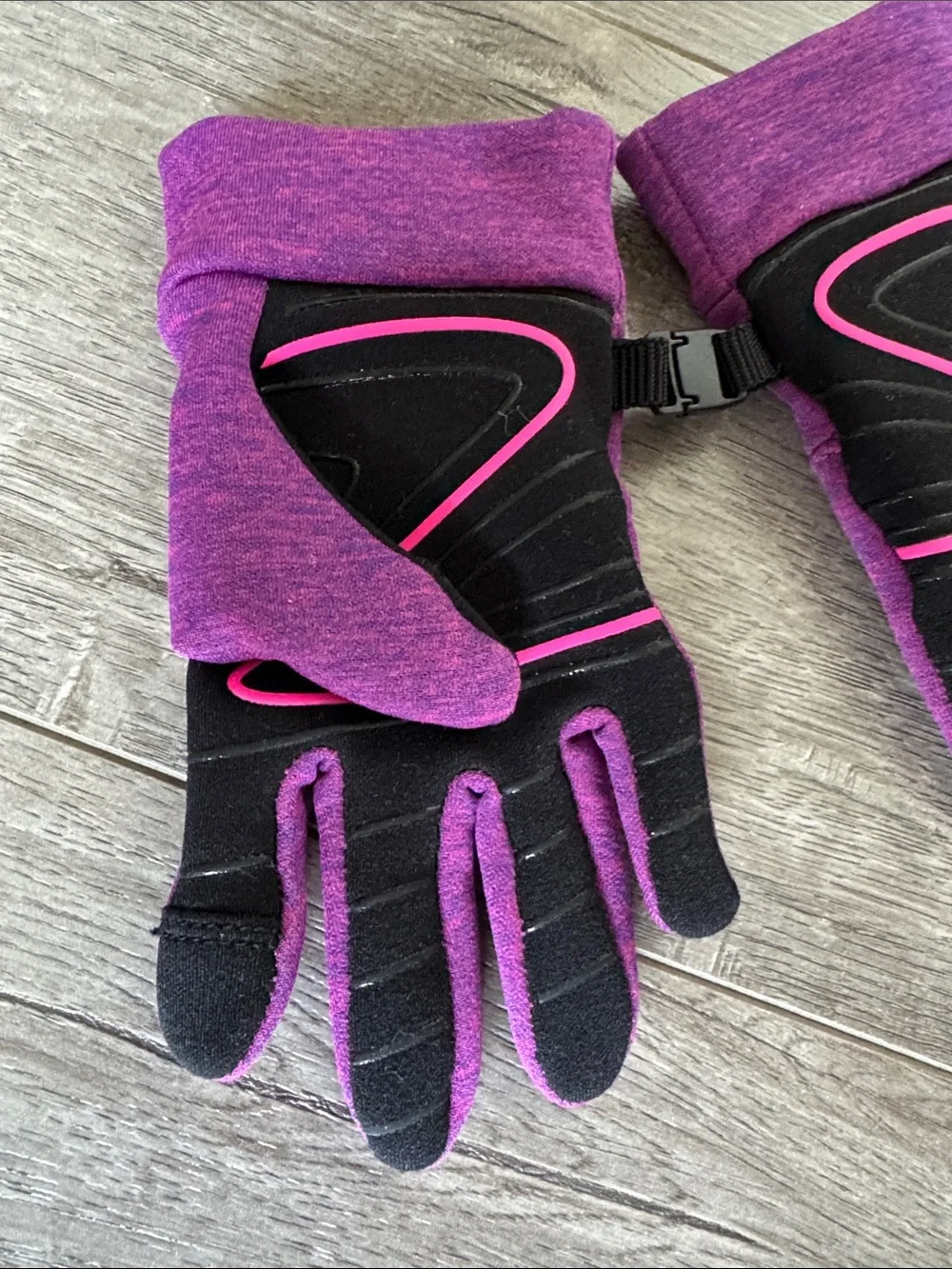 HEAD Pink Touchscreen Sensatec Winter Gloves Purple Kids - Small